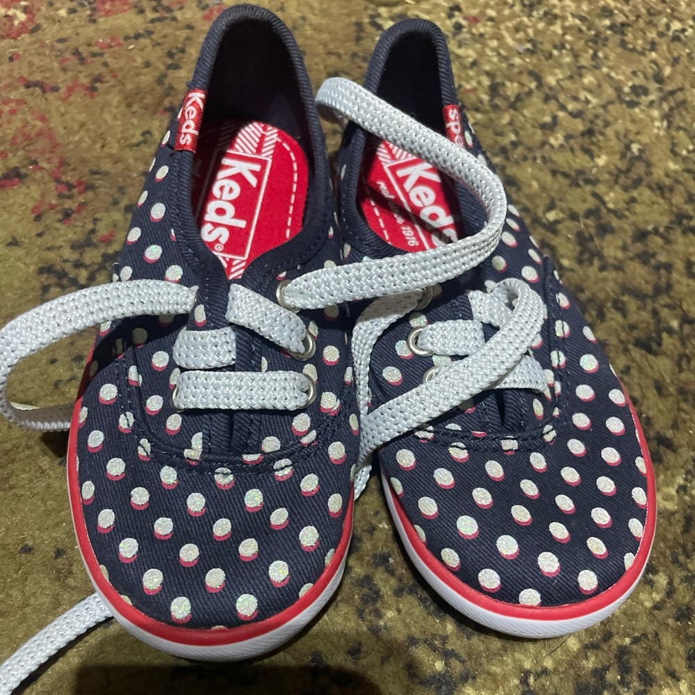 Keds Infant‎ Polka Dot Champion Sneakers 6.5